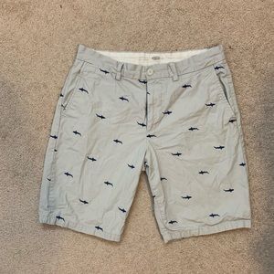 Old Navy embroidered shorts with Sharks